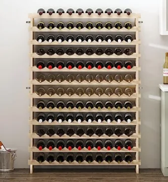 Estanterías para 120 botellas de vino