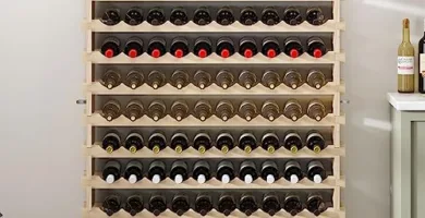 Estanterías para 120 botellas de vino